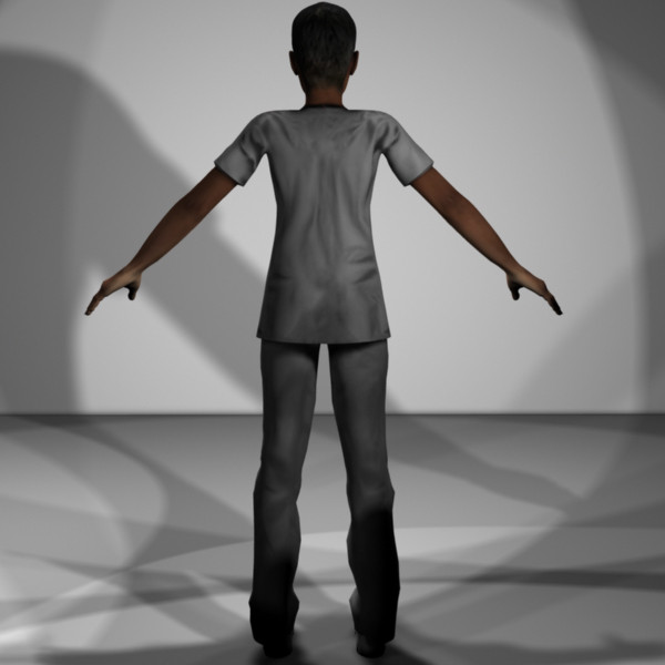 rigged medical personnel 3d model - Medical Personnel Collection Rigged - Women #2 by MasonMotion